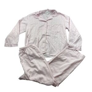 Miss Elaine Petite Large 2 Piece‎ Pajama's Pink